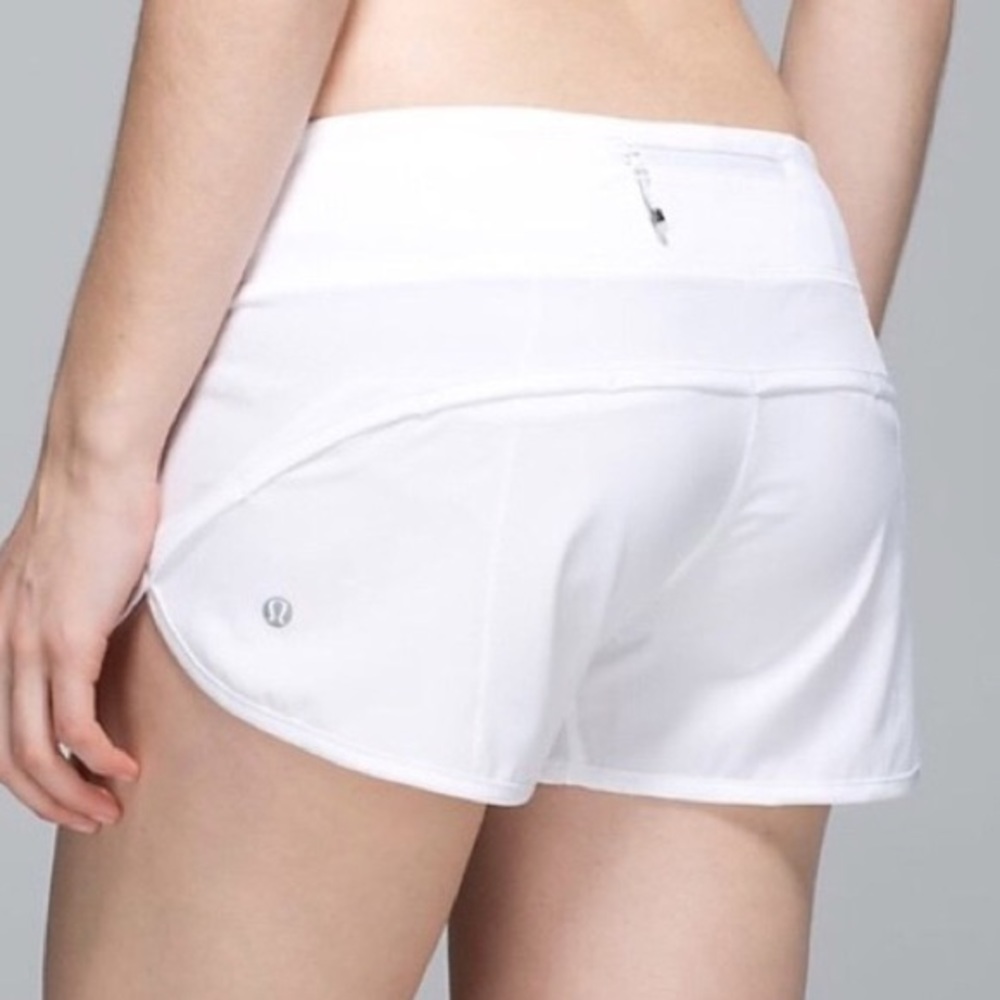 LULU LEMON, shorter length speed up shorts